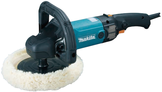 Makita Polisher 180mm(7"), 1200W, 0-3200rpm, 3.4kg 9237C